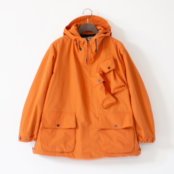 裾を畳んで着丈を短くできる2WAY仕様(ORANGE)