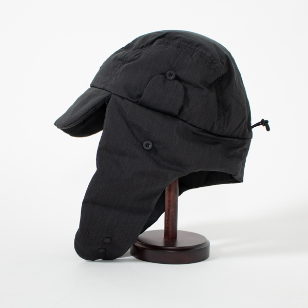 ダウンイヤーフラップキャップ(BLK)