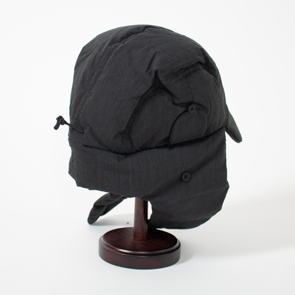 ダウンイヤーフラップキャップ(BLK)