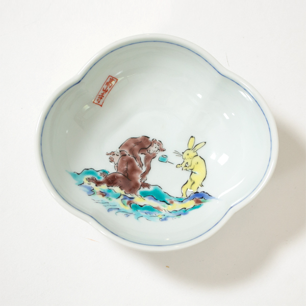鳥獣戯画雲型小鉢5枚組／宮本泰山堂(みやもとたいざんどう)｜愛着を