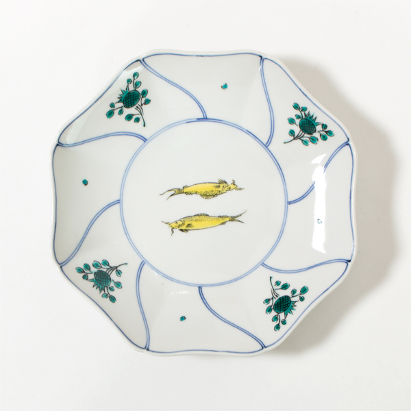 双魚文和皿