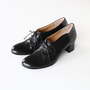 chausser レースアップパンプス BL