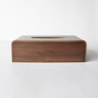 Tissue Box Cover Walnut