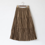 COTTON FLANNEL TIERED SKIRT