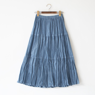 Corduroy Tiered Skirt