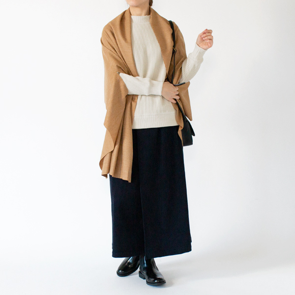 身長：162cm(ヘリンボーン/CAMEL)