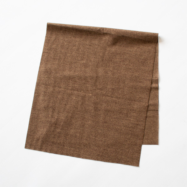 バランサーキュラー ループショートマフラー(チェック/BROWN)