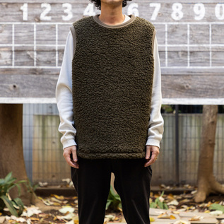 ユニセックス ボアベスト BOA CATCHER VEST／Jackman（ジャックマン