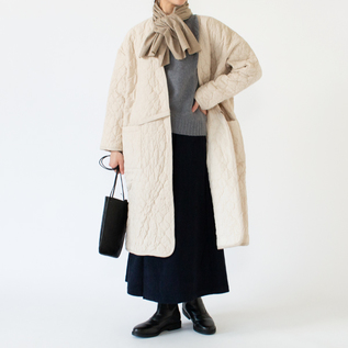 綿麻キルトガウンコート／ZUTTO（ズット）｜愛着を持ってずっと