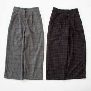 CHECK PANTS