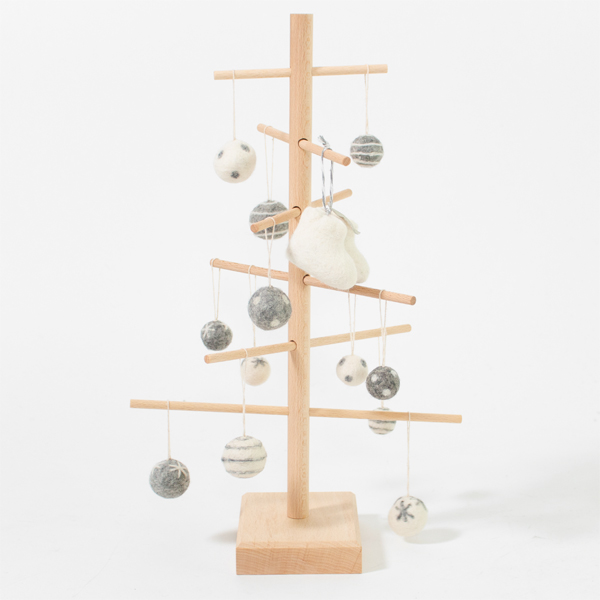 フェルトクリスマスツリーセット	GREY