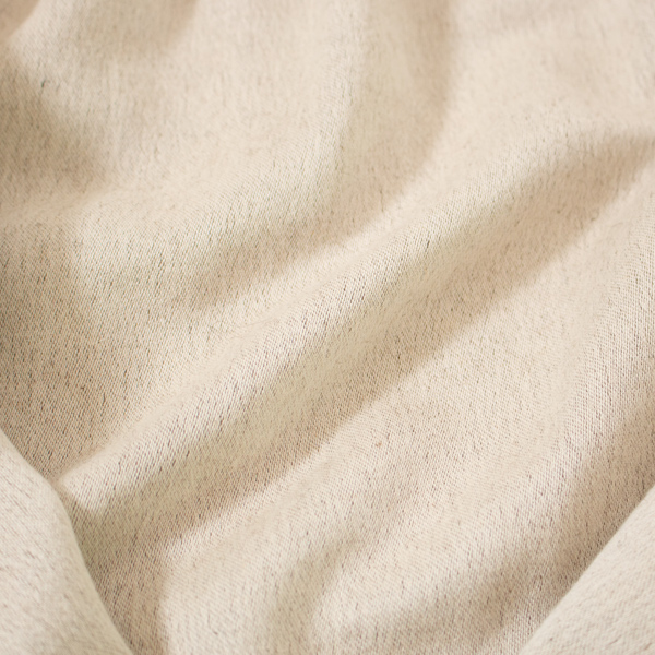 ダブルフェイスの裏面はペルー綿(グレー)