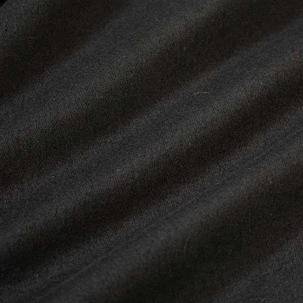 ダブルフェイスの裏面はペルー綿(ブラック)