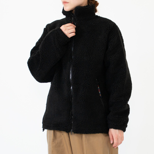 CUSTOMER ネイビー羊柄フリースジャケット FARFIELD ORIGINAL ファーフィールドオリジナル FELL JACKET