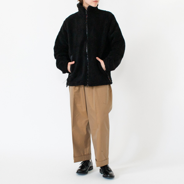 フリースジャケット　Black-2（身長162cm）