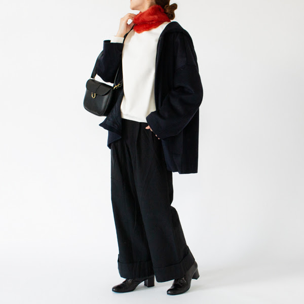 身長162cm・BLACK