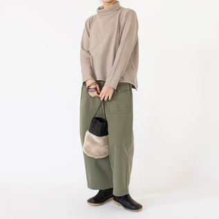 身長162cm(FLAX BEIGE) 身長162cm(FLAX BEIGE)