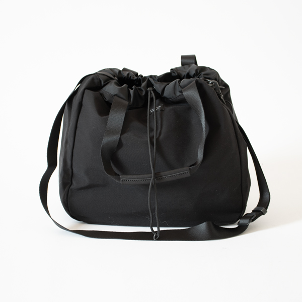 トートバッグ 2WAY DRAWSTRING TOTE(BLACK)