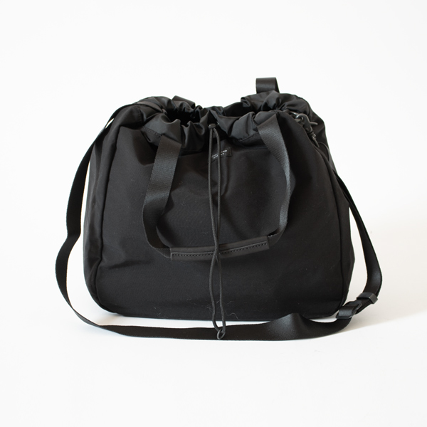 トートバッグ 2WAY DRAWSTRING TOTE(BLACK)