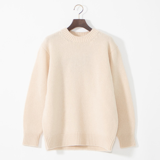 ソフトラムウールニット 別注IVORY