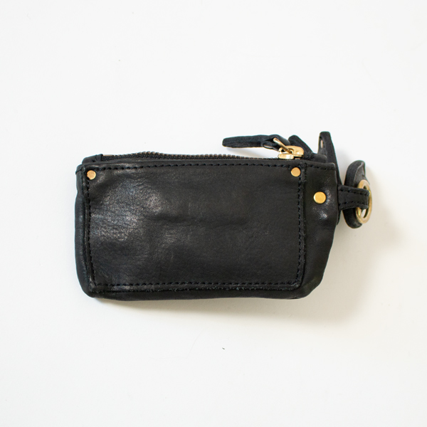ポーチ付きキーホルダー POKEY(CHARCOAL BLACK)