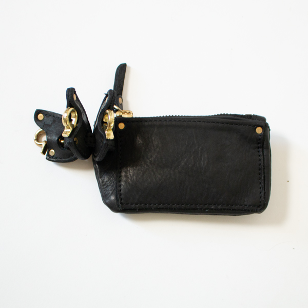 ポーチ付きキーホルダー POKEY(CHARCOAL BLACK)