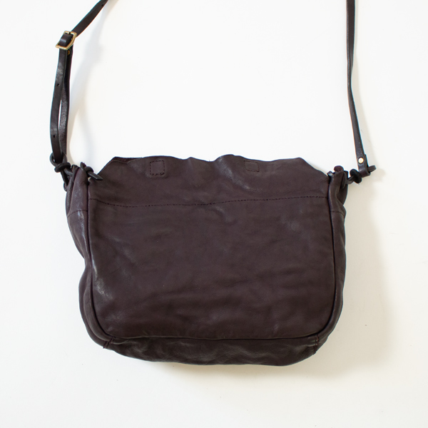 レザーショルダーバッグ JASU(BURGUNDY)