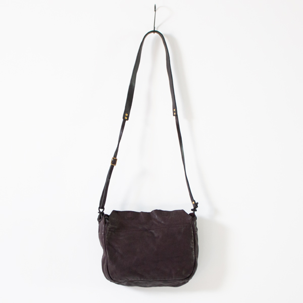 レザーショルダーバッグ JASU(BURGUNDY)