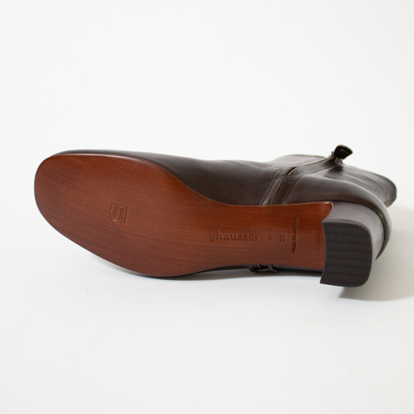 chausser サイドレースアップブーツC-2331 DBR