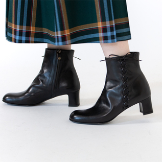 chausser サイドレースアップブーツC-2331 BL chausser サイドレースアップブーツC-2331 BL