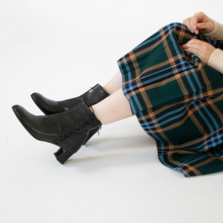 chausser サイドレースアップブーツC-2331 BL chausser サイドレースアップブーツC-2331 BL