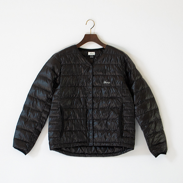インナーダウンカーディガン(BLACK)