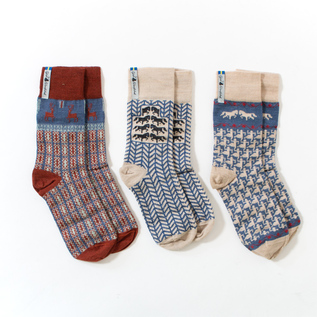 ウール靴下3足ギフトセット