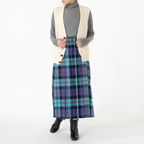 ウーステッドウールベスト（WHITE）身長162cm