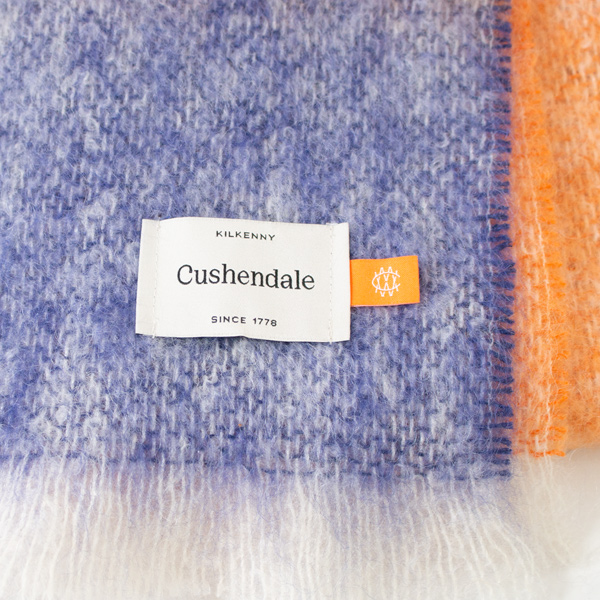 モヘアマフラー（TANGERINE）