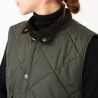 ユニセックスキルティングベスト LIDDESDALE GILET／BARBOUR