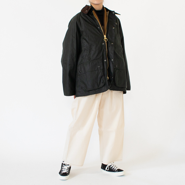 Barbourのジャケットのインナーとして