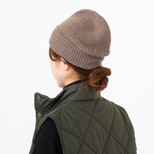 新品】スコットランド発William Brunton高級カシミアニットキャップ