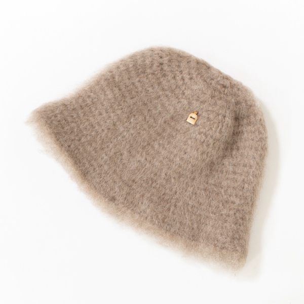 ニットハット SYSI HAT LIGHT BROWN