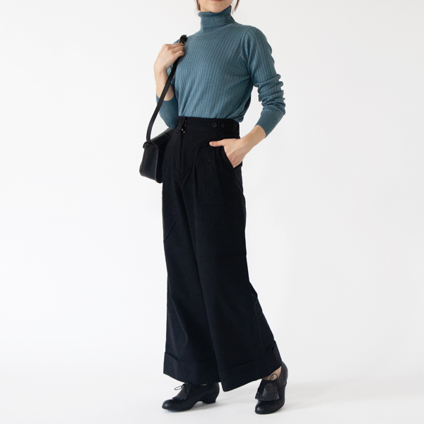 身長162cm・BLACK