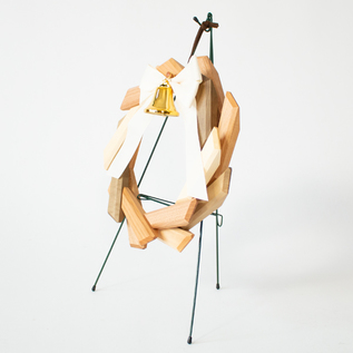 寄木のリース（スタンド付き）／Oak Village（オークヴィレッジ