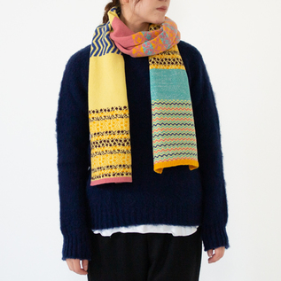 ミナペルホネン　hikaru noguchi ニットスカーフ　ストール　マフラー 楽天市場】【24H限定！3,999円以上で半額！】 【1490円