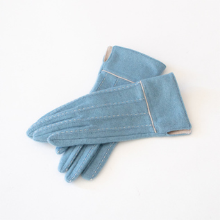 女性用カシミヤ手袋 BRODERIE