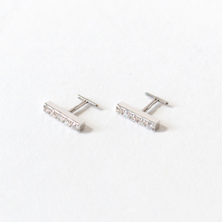 キャッチレスピアス ダイヤ GRACE GEMMA(ホワイトゴールド) キャッチレスピアス ダイヤ GRACE GEMMA(ホワイトゴールド)