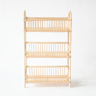 オーダー/別注】籐 3段 奥行きスリムラック／ツルヤ商店｜愛着を持って