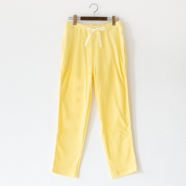 パンツMユニセックス ミニパイルパジャマ YELLOW パンツMユニセックス ミニパイルパジャマ YELLOW
