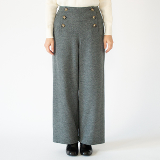 圧縮ウールマリンパンツ（フルレングス）／Le minor （ルミノア