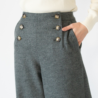 圧縮ウールマリンパンツ（フルレングス）／Le minor （ルミノア