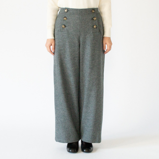 圧縮ウールマリンパンツ（フルレングス）／Le minor （ルミノア