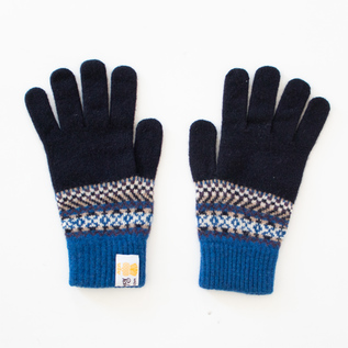 メンズ LOCHINVER ニット手袋(NAVY) メンズ LOCHINVER ニット手袋(NAVY)